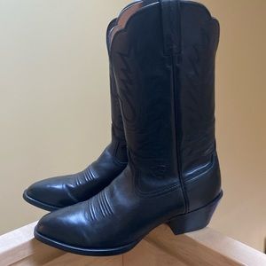 Ariat Heritage Toe Western Boot, Size 8B, Black
